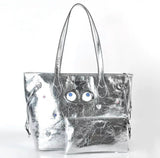 【 EYETHEME 】Tote Bag Size L Mirror Pattern EY 2426 - Large Tote Bag