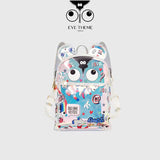 【 EYETHEME 】Cute Bear Ear Hologram Backpack 2335