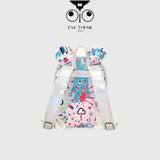 【 EYETHEME 】Cute Bear Ear Hologram Backpack 2335