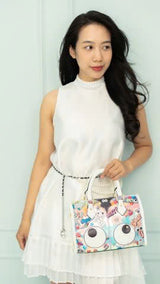 【 EYETHEME 】Hologram Duffle Bag with Eye Pattern EY 1810 - Duffle Hologram Bag