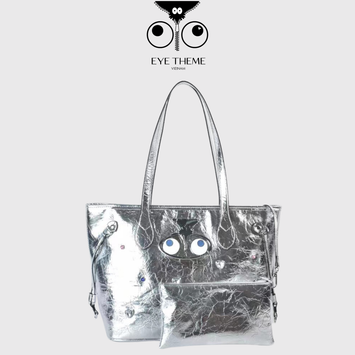 【 EYETHEME 】Tote Bag Size L Mirror Pattern EY 2426 - Large Tote Bag