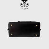 【 EYETHEME 】High-quality Soft Leather Bag with Embossed Logo EYE 2505 - Diamond-quilted Handbag