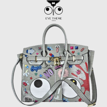 【 EYETHEME 】Luxurious Crocodile Leather Embossed HM Birkin Bag 2174 - Birkin 29 Handbag