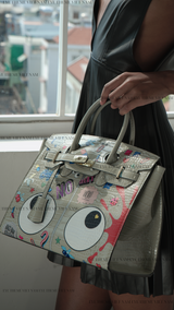 【 EYETHEME 】Luxurious Crocodile Leather Embossed HM Birkin Bag 2174 - Birkin 29 Handbag