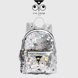 【 EYETHEME 】Large Zipped Glitter Backpack 2612