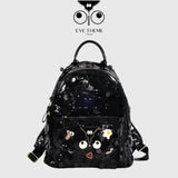 【 EYETHEME 】Large Zipped Glitter Backpack 2612