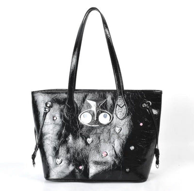 【 EYETHEME 】Tote Bag Size L Mirror Pattern EY 2426 - Large Tote Bag