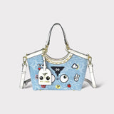 【 EYETHEME 】Jeans Handbag 2495 EY Pattern - Leather handbag Denim