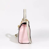 【 EYETHEME 】X【Barbie Collection】Kelly Handbag with Rabbit Ear Lock, High-Quality Glossy Leather 2588 - Kelly Handbag