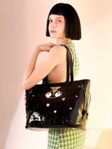 【 EYETHEME 】Tote Bag Size L Mirror Pattern EY 2426 - Large Tote Bag