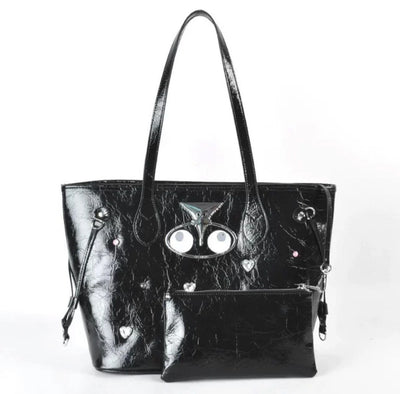 【 EYETHEME 】Tote Bag Size L Mirror Pattern EY 2426 - Large Tote Bag