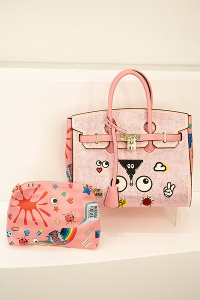 【 EYETHEME 】Hm Birkin High Crystal Studded 2584 - Crystal Birkin 29 Handbag