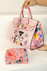 【 EYETHEME 】Hm Birkin High Crystal Studded 2584 - Crystal Birkin 29 Handbag