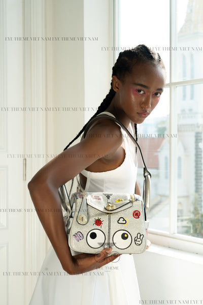 【 EYETHEME 】High-end Crystal Lindy Bag 2585 - Crystal Lindy 22 Hanbag