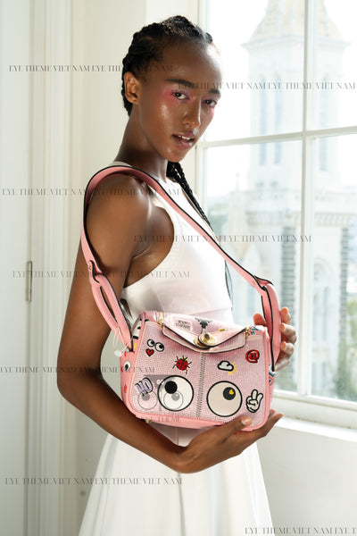 【 EYETHEME 】High-end Crystal Lindy Bag 2585 - Crystal Lindy 22 Hanbag