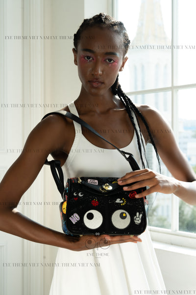 【 EYETHEME 】High-end Crystal Lindy Bag 2585 - Crystal Lindy 22 Hanbag