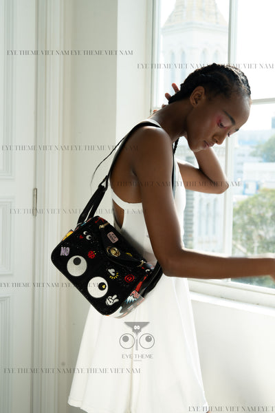 【 EYETHEME 】High-end Crystal Lindy Bag 2585 - Crystal Lindy 22 Hanbag