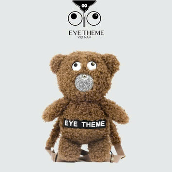【 EYETHEME 】Cute Medium Size Bear Backpack 2748 - Bear backpack