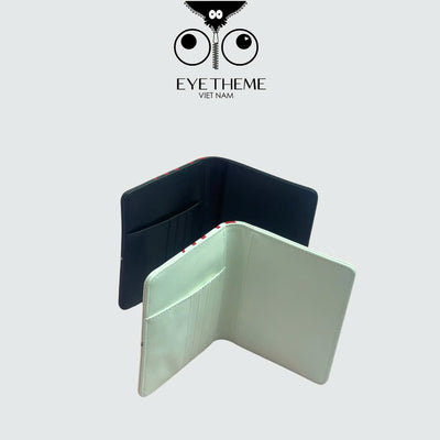 【 EYETHEME 】Medium Size Passport Wallet Logo EY A157 - EYE Purse
