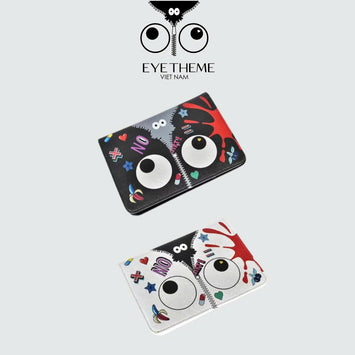 【 EYETHEME 】Medium Size Passport Wallet Logo EY A157 - EYE Purse