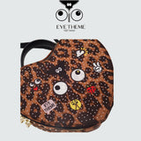 【 EYETHEME 】Heart crossbody bag in suede 2731 - Heart crossbody bag