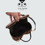 【 EYETHEME 】Heart crossbody bag in suede 2731 - Heart crossbody bag
