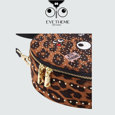 【 EYETHEME 】Heart crossbody bag in suede 2731 - Heart crossbody bag