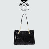【 EYETHEME 】Size L Handbag with Bling Bling Sequin Pattern 2610 - EYE Handbag Size Large