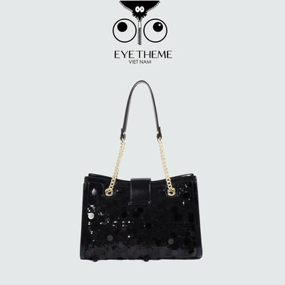 【 EYETHEME 】Size L Handbag with Bling Bling Sequin Pattern 2610 - EYE Handbag Size Large