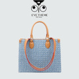 【 EYETHEME 】Tote Bag Size L Jean Fabric 2707 - Large Tote Bag