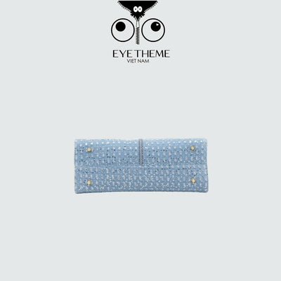 【 EYETHEME 】Tote Bag Size L Jean Fabric 2707 - Large Tote Bag