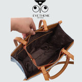 【 EYETHEME 】Tote Bag Size L Jean Fabric 2707 - Large Tote Bag