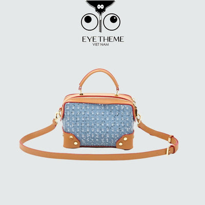【 EYETHEME 】Jean Trunk Crossbody Bag 2705 - Jean Trunk Crossbody Bag