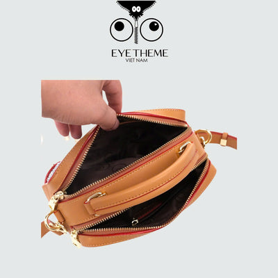 【 EYETHEME 】Jean Trunk Crossbody Bag 2705 - Jean Trunk Crossbody Bag