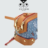 【 EYETHEME 】Jean Trunk Crossbody Bag 2705 - Jean Trunk Crossbody Bag