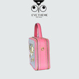 【 EYETHEME 】Pink Sequin Box Bag 2600 - Pink Sequin Box Bag