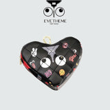 【 EYETHEME 】Keychain - Charm Bag Can Hold Airpods Heart C1014
