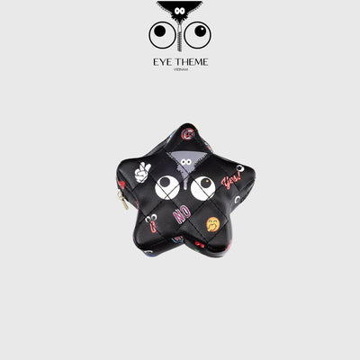 【 EYETHEME 】Keychain - Charm Bag Can Hold Airpods Star C1013