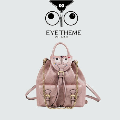 【 EYETHEME 】Convenient Multi-Compartment Folding Backpack with Eye Pattern EYE 2672 - Folding backpack