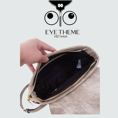 【 EYETHEME 】Flip-Flop Faux Suede Leather Backpack 2703