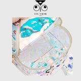 【 EYETHEME 】Cute Bear Ear Hologram Backpack 2335